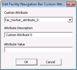 Facility Navigation Bar Custom Attributes